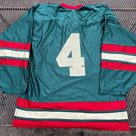 Metro Junior Wild Hockey Jersey Minnesota Wild Green Color K1 Sportswear‎ #4 - Picture 5 of 11